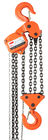 orange Stahl des manuellen Kettenzug-10T für Lager-anhebenden Gebrauch