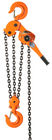 Manuelle Kettenhebemaschinen-Stahlrahmen-Orange des Hebel-9t für anhebenden Gebrauch