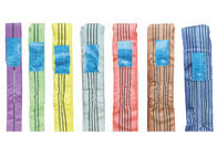 Purpurrotes hochfestes Polyester-gewebtes Material umschlingt 25MM - 300MM/runden Netz-Riemen
