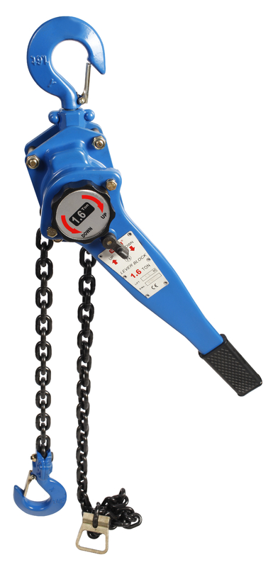 Legierte Stahl 8x24 Kette Hebel Hebel bemalte Oberfläche 1,5-9m Hebhöhe mit Stahl Hebel